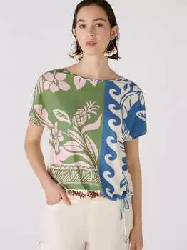 Блузка Oui, зеленый