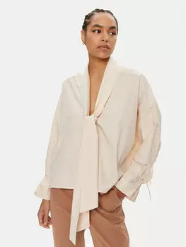 Блузка оверсайз Pinko, розовый