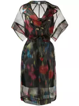 Блузка оверсайз с завязками на талии Baum Und Pferdgarten, черный