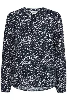 Блузка Oxmo Elvy, темно-синий