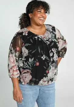 Блузка Paprika на подкладке, черный