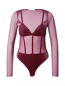 Блузка PATRIZIA PEPE Blouse Bodysuit, цвет berry