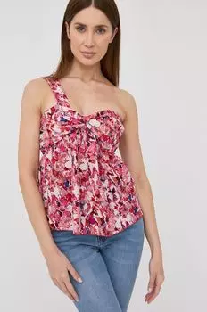 Блузка Patrizia Pepe, оранжевый