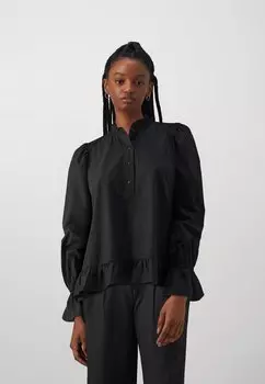 Блузка Pcassra Pieces, черный