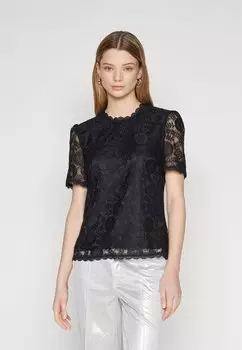 Блузка PCOLLINE Pieces, цвет black