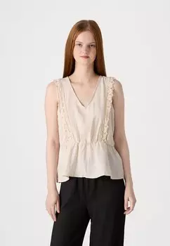 Блузка Peplum JDY, песочная ракушка