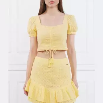 Блузка Philana классического кроя Pepe Jeans London, желтый