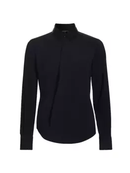 Блузка Phillipa с драпировкой Rag & Bone, черный