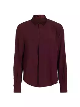 Блузка Phillipa с драпировкой Rag & Bone, цвет wine