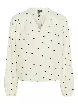 Блузка PIECES Blouse PCNINE, кремовый