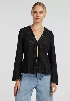 Блузка Pieces, черный