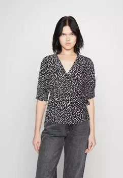 Блузка Pieces, черный