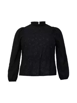 Блузка PIECES Curve JANESSA, черный