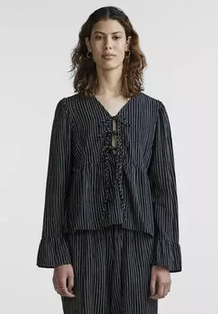 Блузка Pieces, цвет black