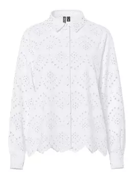 Блузка Pieces, цвет bright white