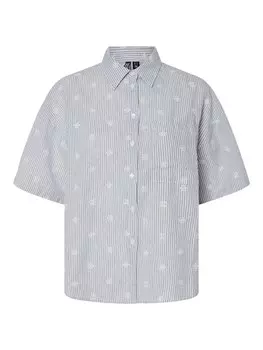 Блузка PIECES EMMA, цвет Blue/White