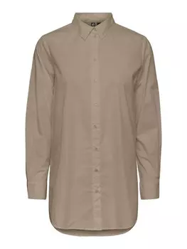 Блузка PIECES Jiva, темно-бежевый