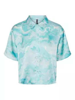 Блузка PIECES Kerra, светло-синий
