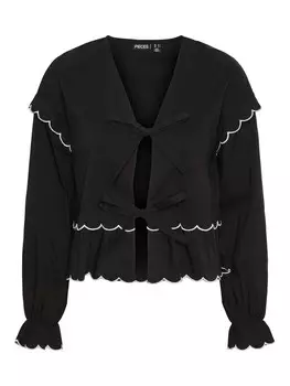 Блузка Pieces LUNA, черный