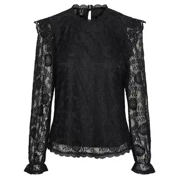 Блузка Pieces Olline, черный