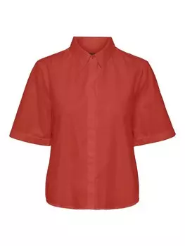 Блузка PIECES PCMiley, цвет Rusty red