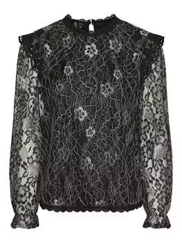 Блузка PIECES PCOlline, черный