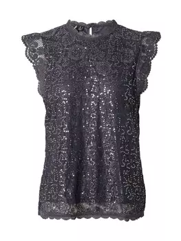 Блузка PIECES PCOLLINE, темно-серый