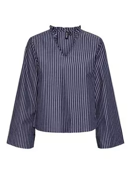 Блузка PIECES PCPenny, темно-синий
