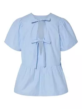 Блузка PIECES PCUla, светло-синий