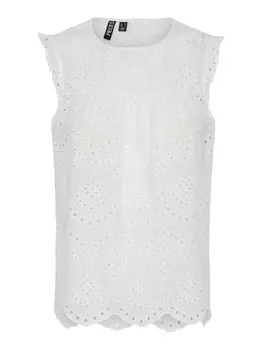 Блузка PIECES PCVilde, белый