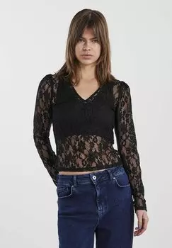 Блузка Pieces САЛИРА, черный