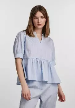 Блузка Pieces, синий