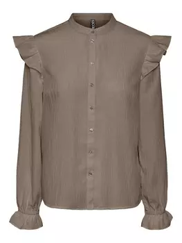 Блузка PIECES SIRASI, светло-коричневый