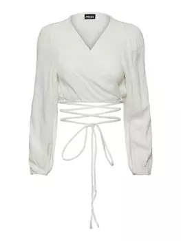 Блузка PIECES Stina, от белого