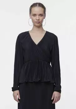 Блузка Pieces WICKEL PCOSSA, черный