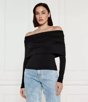 Блузка Pinko Angiolieri Slim Fit, черный