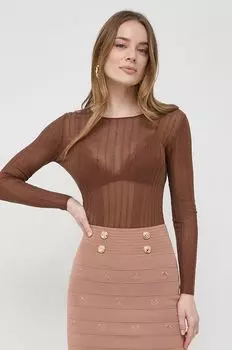 Блузка Pinko, коричневый