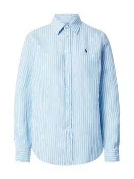 Блузка Polo Ralph Lauren CLASSIC, небесно-синий