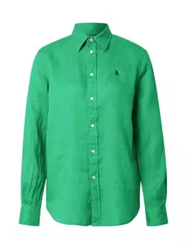 Блузка Polo Ralph Lauren CLASSIC, зеленый