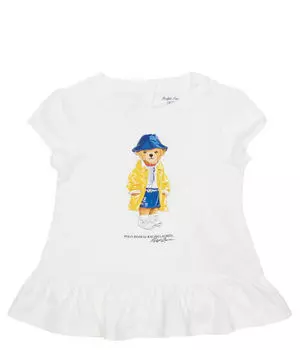 Блузка Polo Ralph Lauren Regular Fit, белый