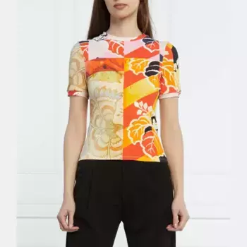 Блузка приталенного кроя ts_baton rouge Desigual, мультиколор