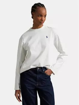 Блузка прямого кроя 211967105001 Polo Ralph Lauren, белый