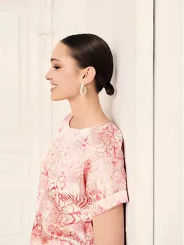 Блузка прямого кроя Kmx, красный