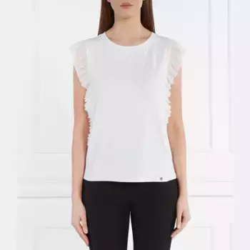 Блузка прямого кроя Marc Cain, белый