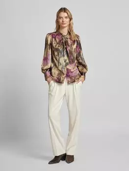 Блузка прямого кроя с бантом, модель «KLARYCE» Lauren Ralph Lauren, песочный