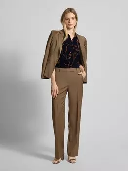 Блузка прямого кроя с нагрудными карманами с клапанами, модель «CORWIN» Lauren Ralph Lauren, темно-синий