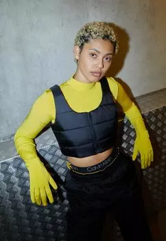 Блузка PUFFERBRALET Calvin Klein Jeans, черный