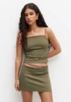 Блузка Pull&Bear, зеленый