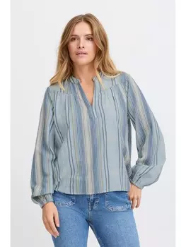 Блузка PULZ Jeans, синий