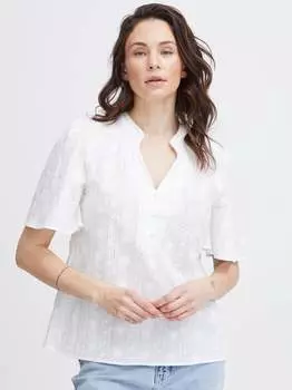 Блузка пзвилла Pulz Jeans, белый